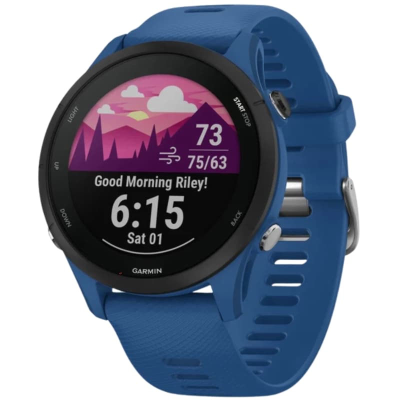 Relógio GPS Garmin Forerunner 255 - Tidal Blue (010-02641-01)