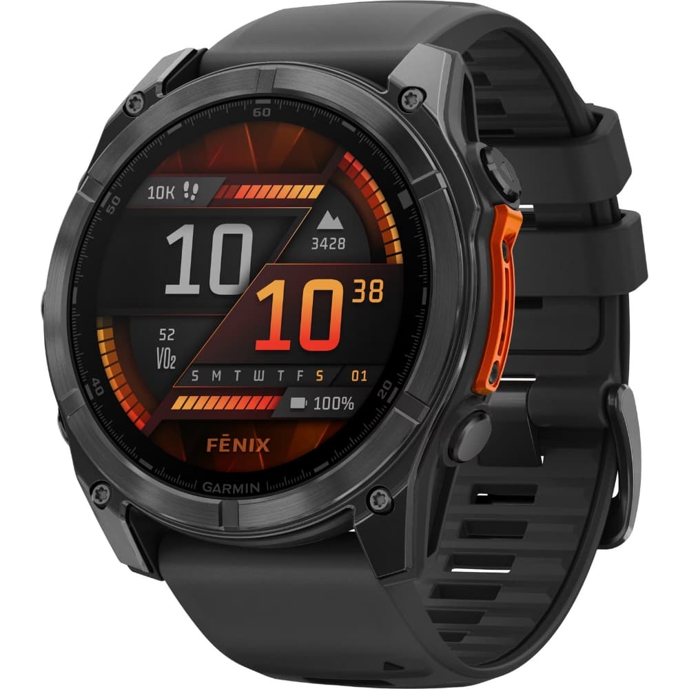 Relógio GPS Garmin Fenix 8 51mm AMOLED - Slate Gray/Black (010-02905-00)