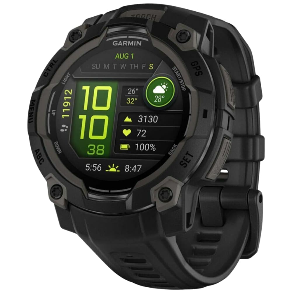 Relógio GPS Garmin Instinct 3 45mm AMOLED 010-02936-00 - Black