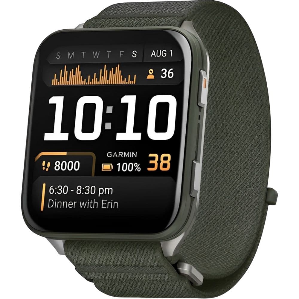 Relógio GPS Garmin Venu X1 010-02980-01 - Moss Green/Titanium 1