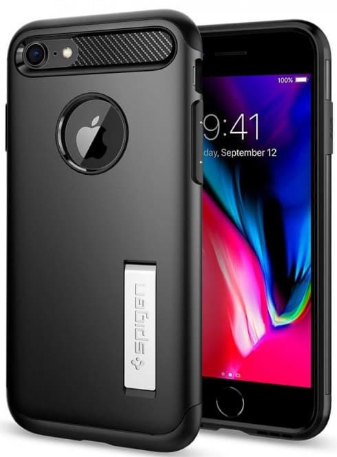 Capa Spigen para iPhone 7/8 Plus 043CS20485 Rugged Armor Negro Matte 1