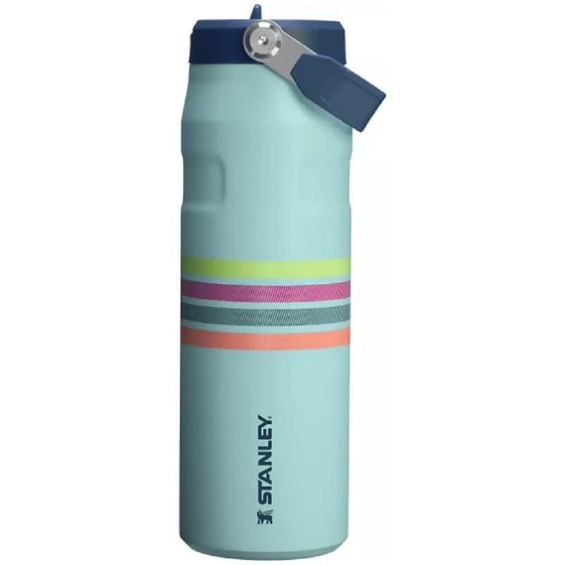 Garrafa Térmica Stanley The Aerolight IceFlow Bottle Flip Straw 2.0 Lid 710mL - Seafoam Stripe 1