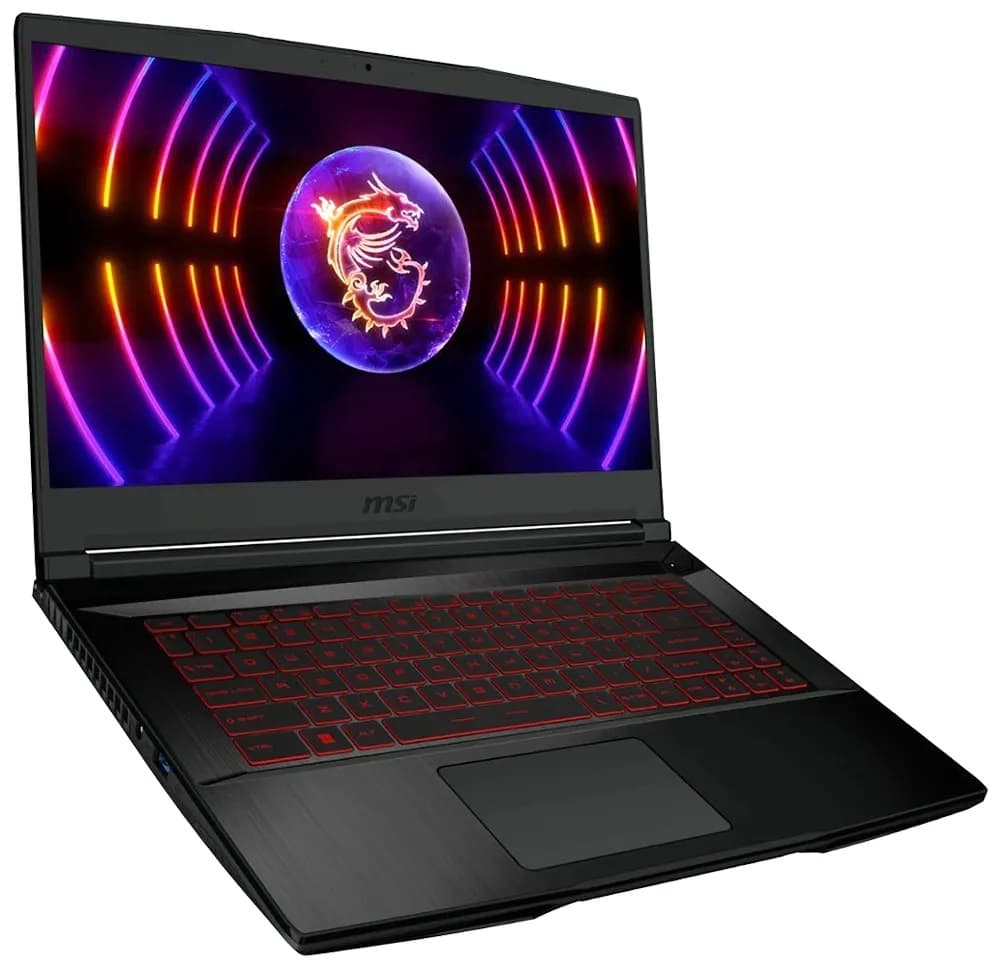 Notebook MSI GF63 12UCX-898US 15.6" Intel Core i5-12450H 8GB/1TB W11H NVIDIA GeForce RTX 2050 - Black 1