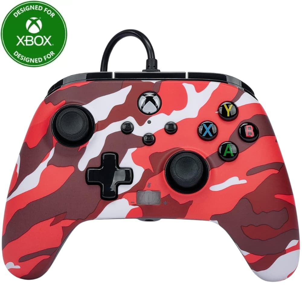 Controle PowerA Xbox Series X/S - Red Camo (1525942-01)
