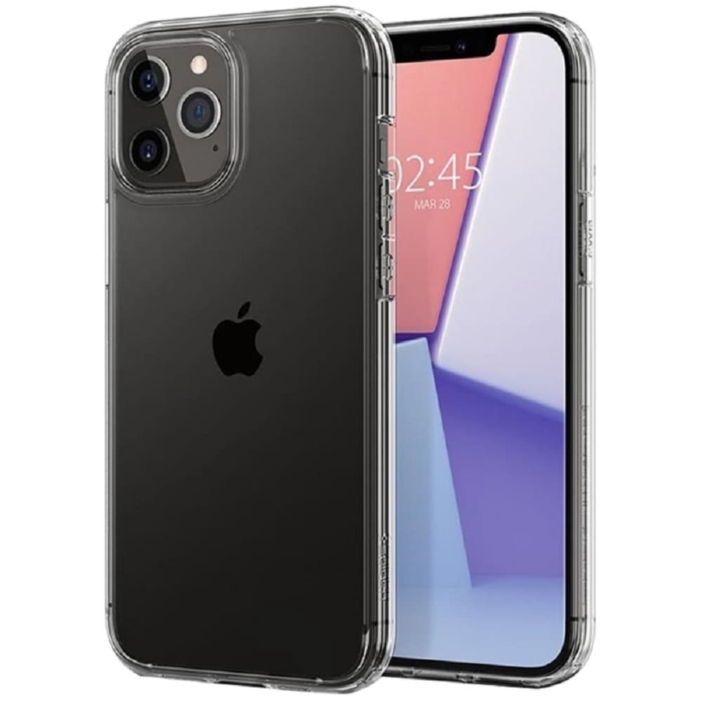 Capa Spigen pra iPhone 12 Pro Crystal Flex ACS01517 Trasparente 1