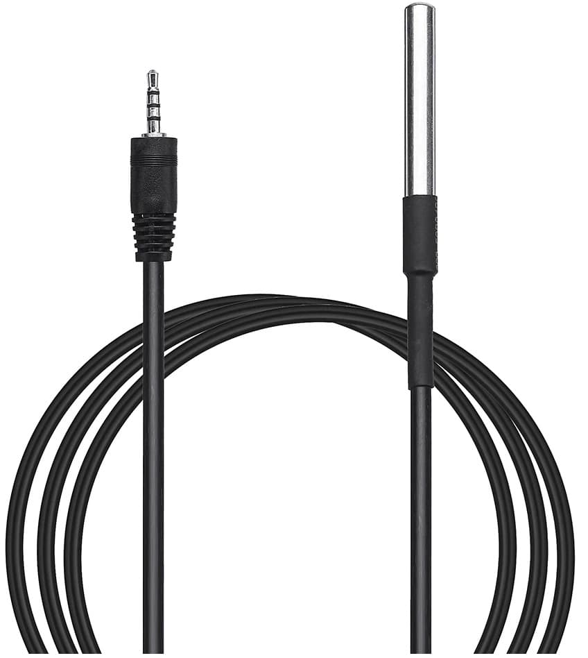 Sensor de Temperatura/Umidade Sonoff DS18B20 Preto