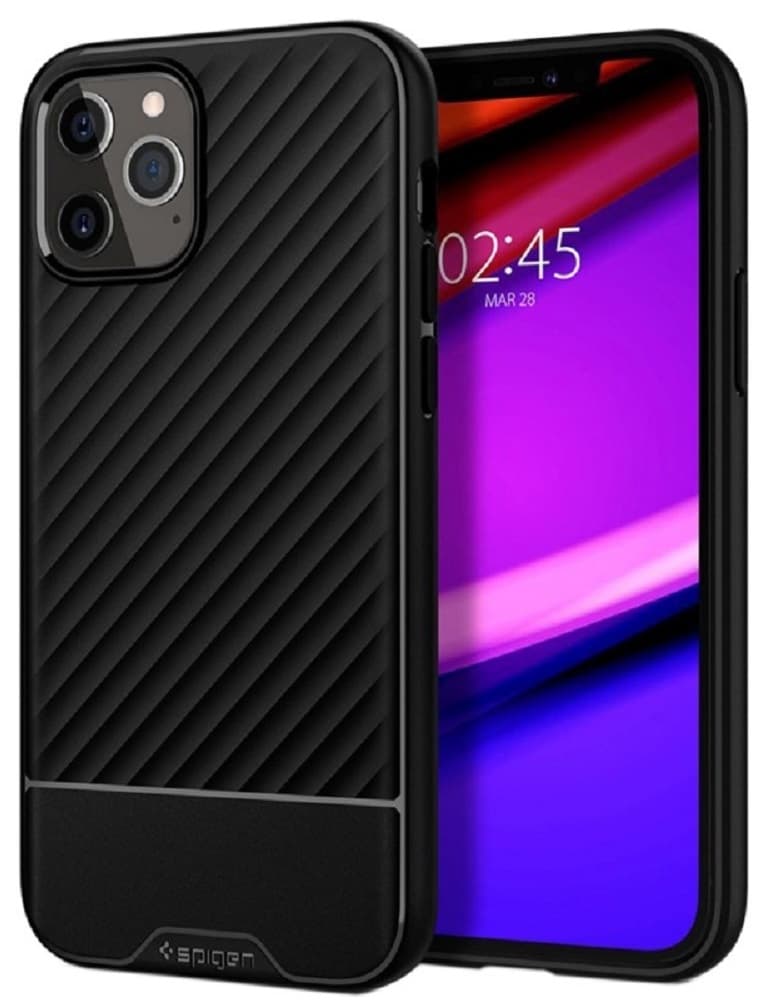 Capa Spigen para IPhone 12 Pro Max Core Armor ACS01471 - Black Matte 1
