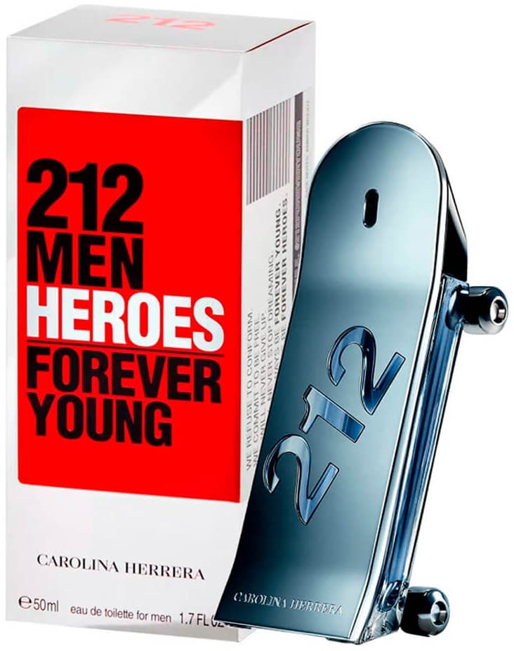 Perfume Carolina Herrera 212 Heroes EDT Masculino - 50ml