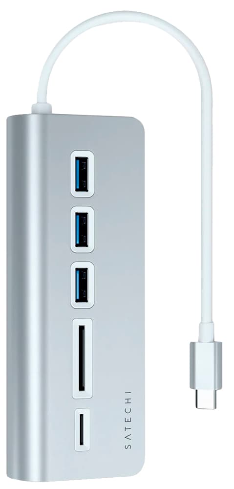 Hub Satechi USB-C Combo ST-TCHCRS - Silver