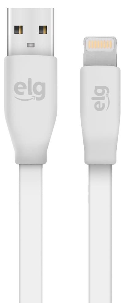 Cabo Lightning ELG Flat S810 (1.25m) Branco 1