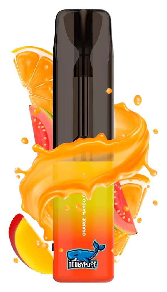 Vaper Descartável Moobypuff 5% Nicotina 3500 Puffs - Orange Mango Guava