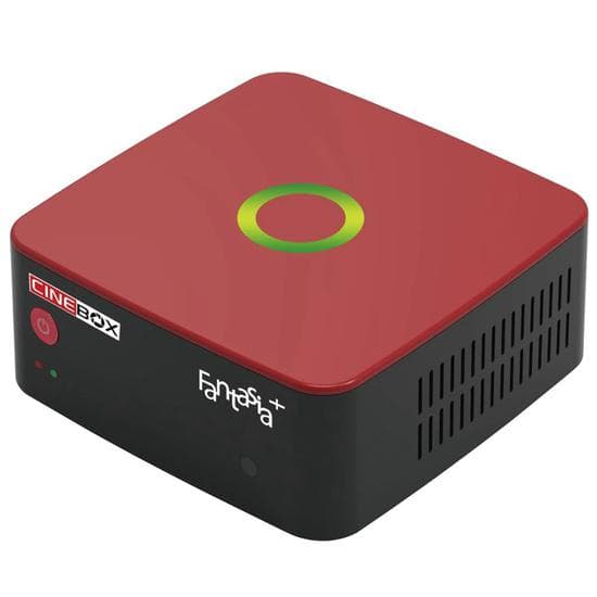 Receptor Fta Fantasia+ com Wi-Fi/HDMI/USB Bivolt - Vermelho/Preto