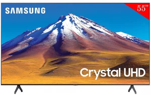 Smart TV LED Samsung 55" UN55TU6900 4K Ultra HD HDR10+ Bluetooth Wi-Fi Bivolt - Negro