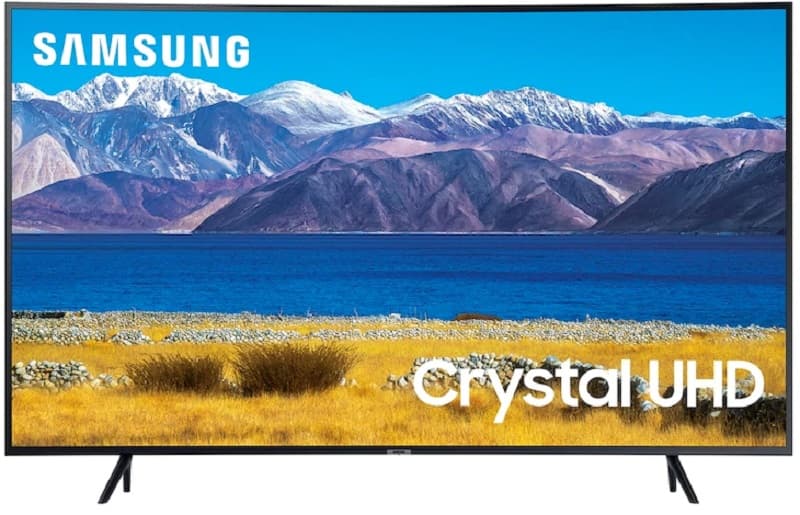 Smart TV LED Samsung Curvo 55" UN55TU8300 Crystal 4K Ultra HD HDMI/USB Bivolt (2020) Preto