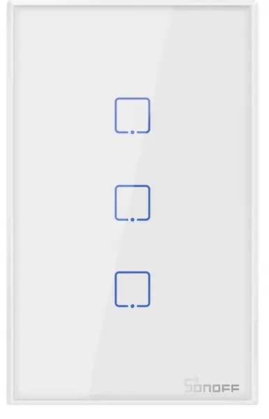 Interruptor de Parede Smart Sonoff T2US3C Wi-Fi 2V - White 1