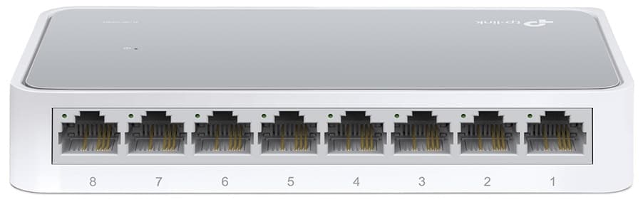 Switch de Mesa TP-Link TL-SF1008D 8 Portas 10/100Mbps 1