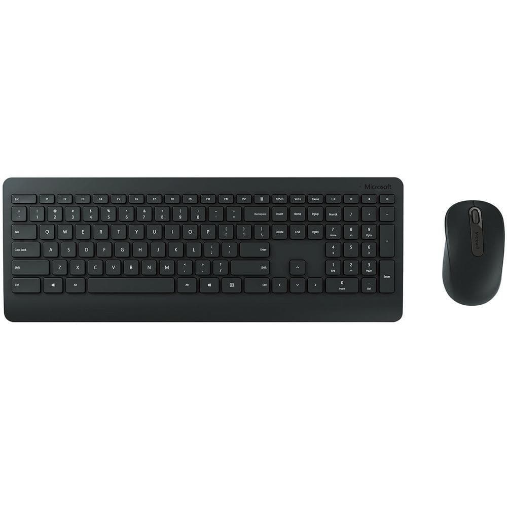 Teclado + Mouse Wireless Microsoft 900 PT3-00004 Preto (Espanhol)
