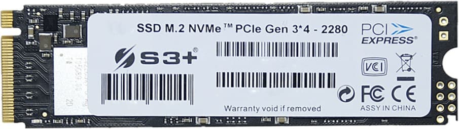 SSD S3+ 240GB M.2 PCle NVMexpress (S3SSDD240)