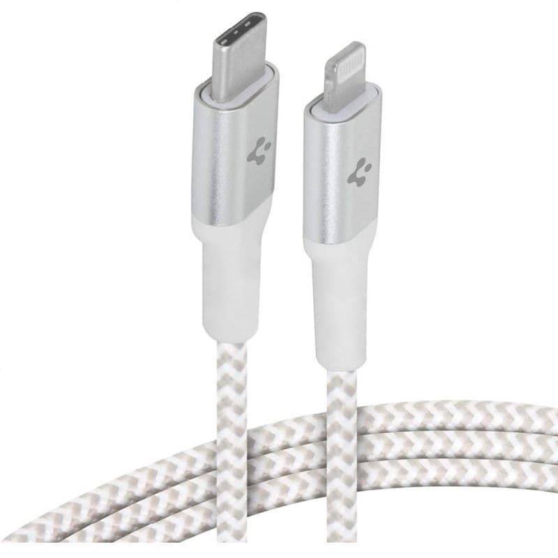 Cabo Spigen ACA04193 USB-C a Lightning - White