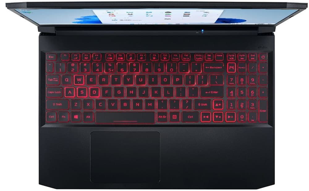 Notebook Gaming Acer Nitro 5 AN515-57-74TT 15.6" Intel Core I7-11800H RTX3050Ti 4/512GB SSD W11 - Shale Black 1