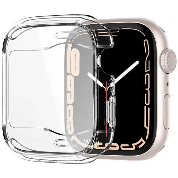 Capa Spigen para Apple Watch 45mm ACS04611 Ultra Hybrid - Crystal Clear 1
