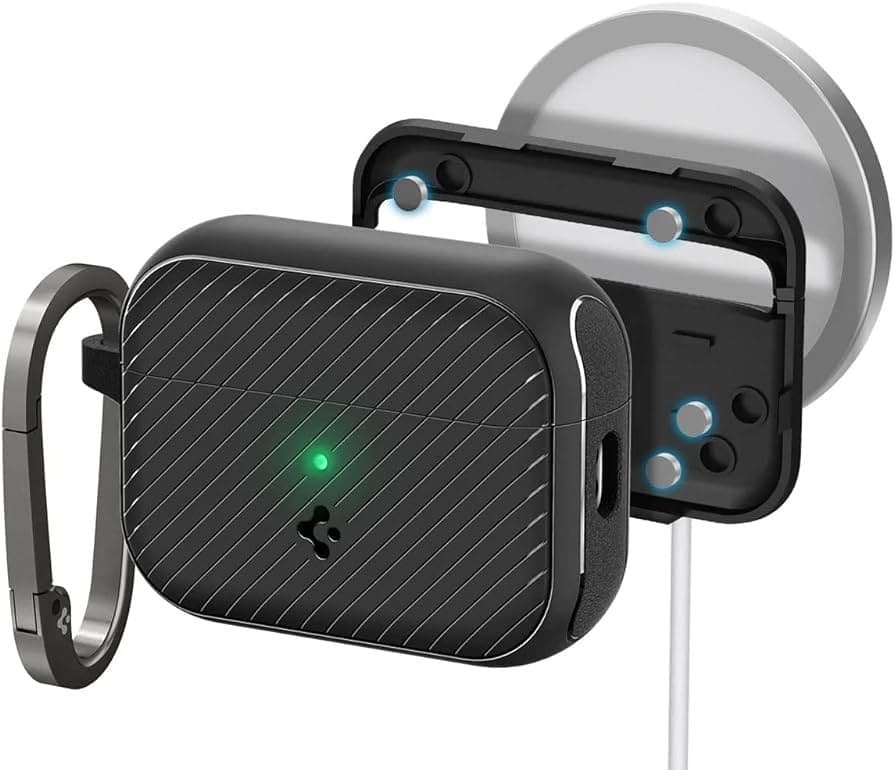 Capa Spigen para AirPods Pro (2nd Gen) ACS05484 Mag Armor - Black 1