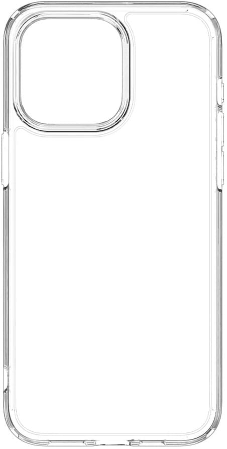 Capa Spigen iPhone 15 Pro ACS06475 Crystal Hybrid MagFit - Transparente/White 3