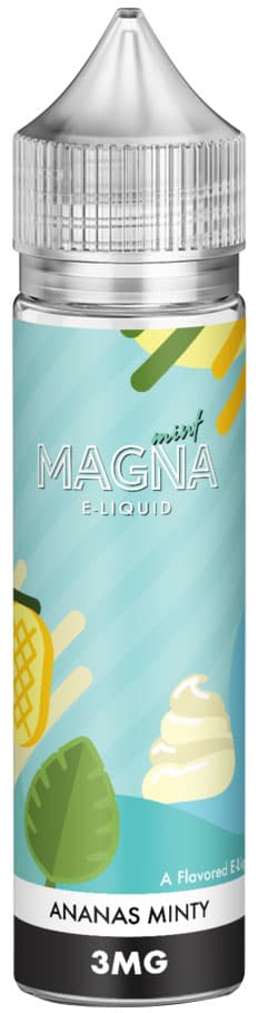Essência Para Vaper Magna Mint Ananas Minty 3mg Nicotina - 60ml