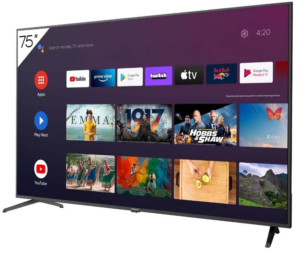 Smart TV LED Aiwa 75" AW75B4K 4K Ultra HD 1