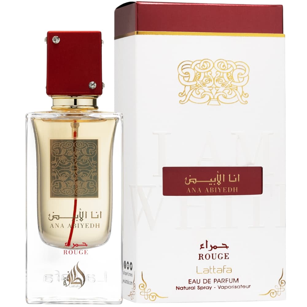 Perfume Lattafa Ana Abiyedh Rouge EDP Unissex - 60mL