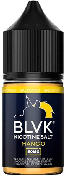 Essência Para Vaper BLVK Nicotine Salt Mango 50mg Nicotina - 30ml