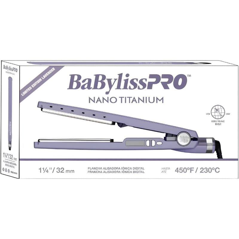 Chapinha BaBylissPro Nano Titanium BNTLV4091TUZ 2V - Lavender 3