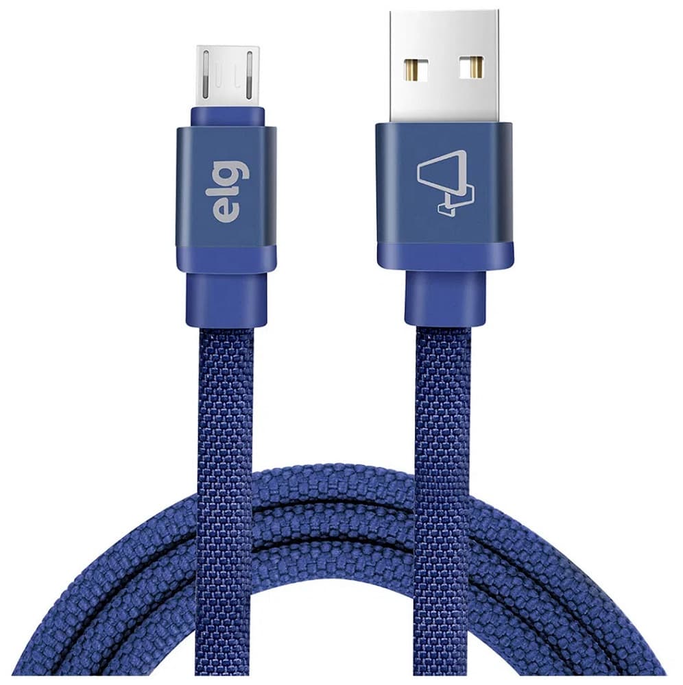 Cabo Lightning ELG Canvas CNV810BE (1m) Azul