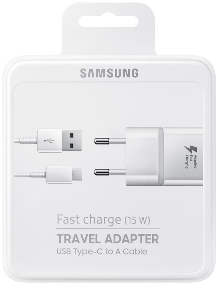 Carregador Samsung EP-TA20EWECGWW USB-C 15W - White