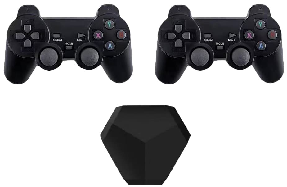 Console Game Stick Keen Wireless 2.4G 4K Ultra HD - Black