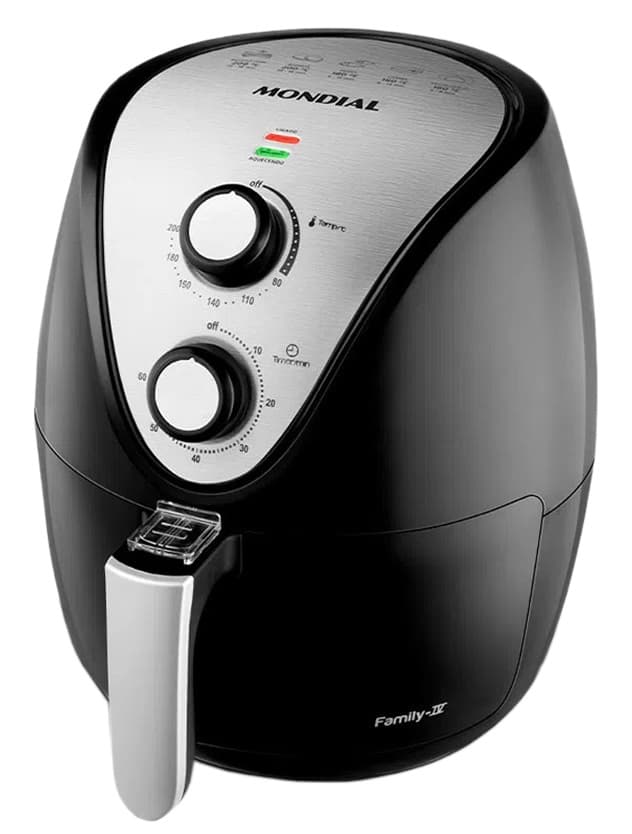Fritadeira Elétrica Mondial Air Fryer Family IV AF-30I 1500W 3.5L 220V - Black 1