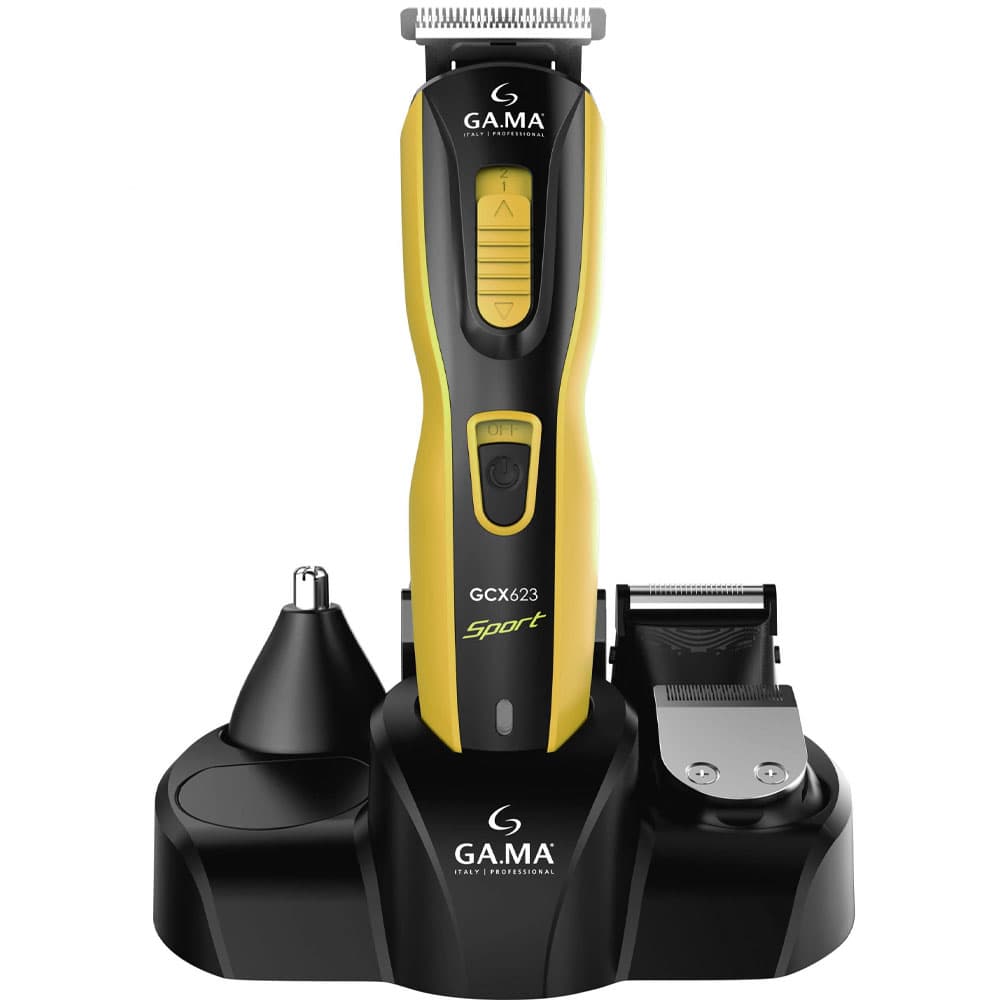 Cortador de Cabelo Gama GCX623 Sport - Yellow/Black 1