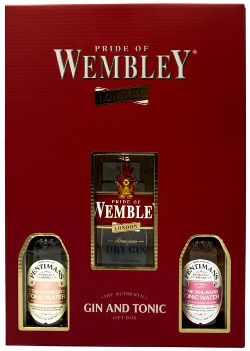 Kit Gin Wembley London Dry 1L + 2 Tonicas Fentimans 200ml