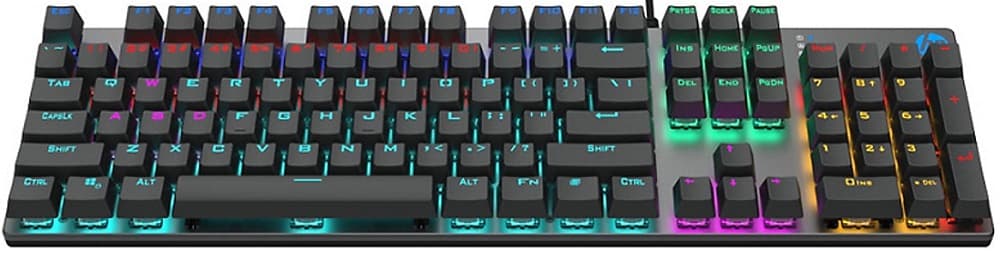 Teclado Gaming HP GK400F Mechanic Retroiluminado Preto (Inglés)