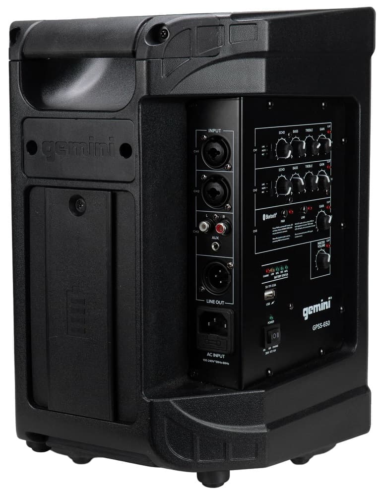 Speaker Gemini GPSS-650 200W - Black 1