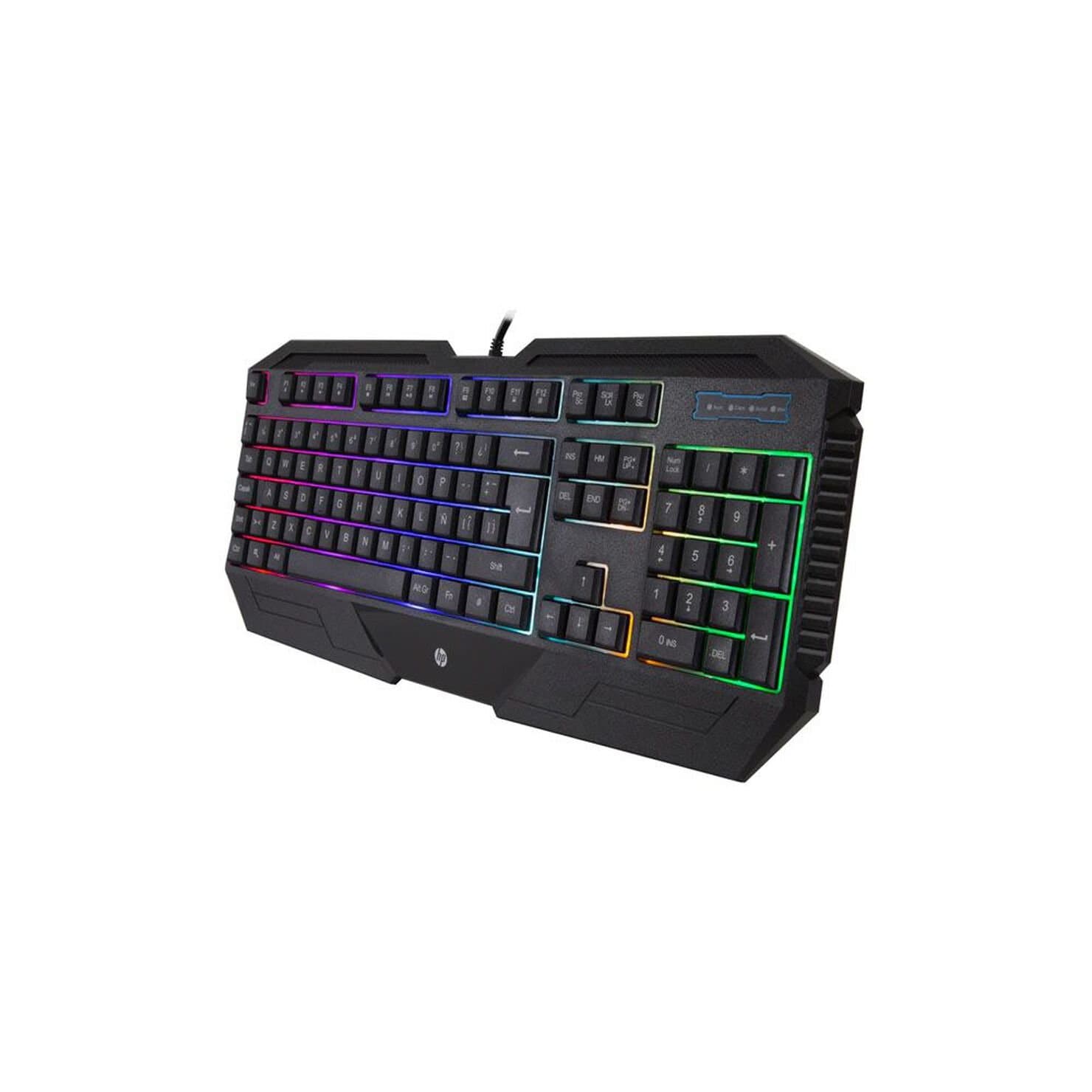 Teclado Gaming HP K110 Retroiluminado Inglês - Preto 1