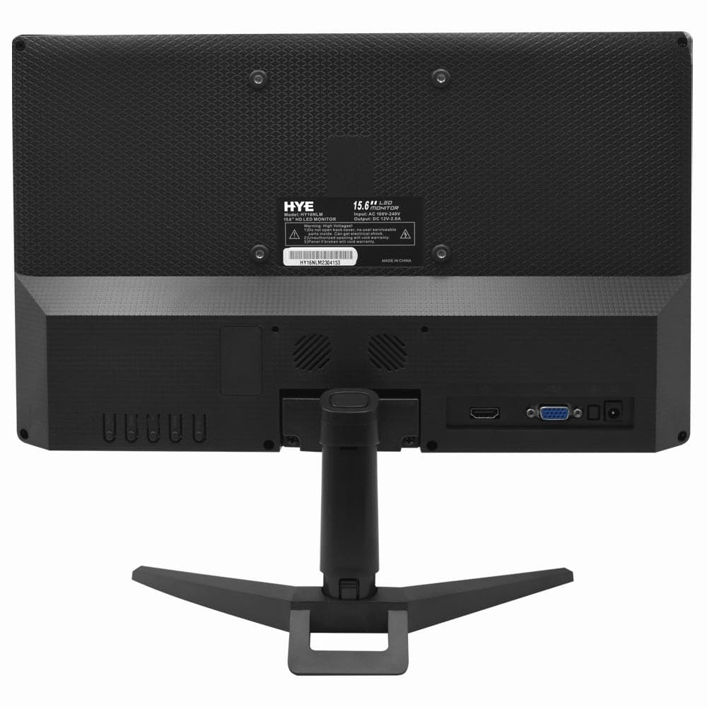 Monitor LED HYE 15.6" HYE16NLM HD - Black 1
