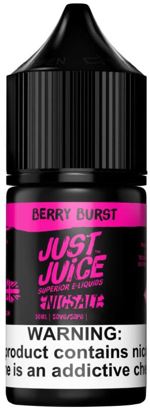 Essência Para Vaper Just Juice Nic Salt 50mg Nicotina Berry Burst - 30ml