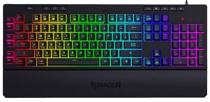 Teclado Gaming Redragon Shiva K512RGB Inglês - Black