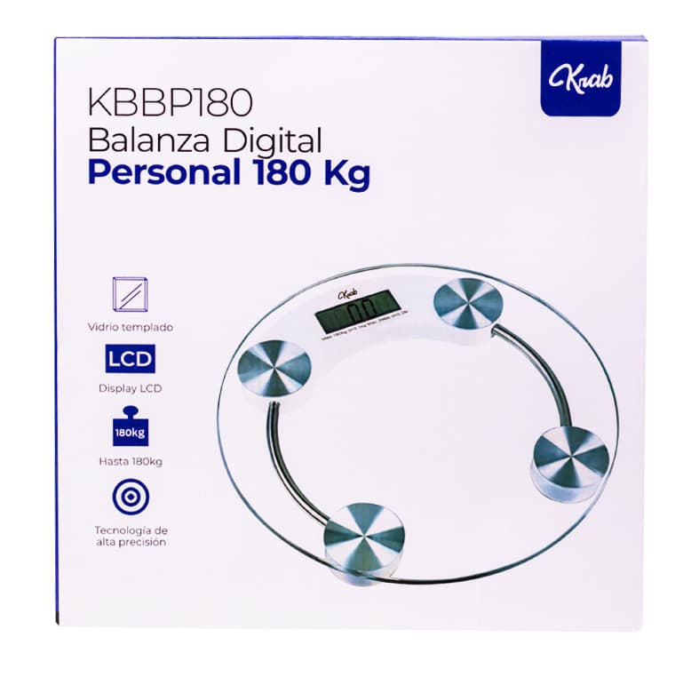 Balança Digital Krab KBBP180 Personal 180kg 1