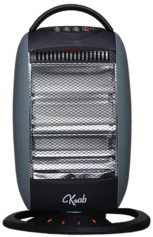 Aquecedor Elétrico Krab KBEO1200 Quartzo Oscilante 1200W 110V - Cinza