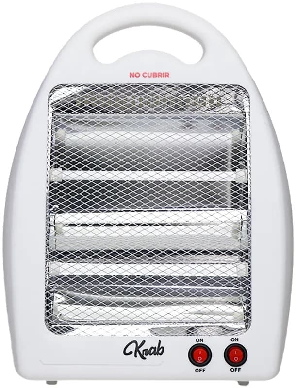 Aquecedor Elétrico Krab KBEP800 Quartzo Portátil 800W 127V - White