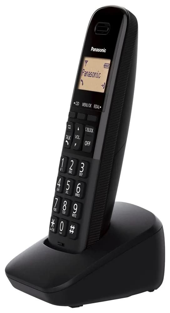 Telefone Sem Fio Panasonic KX-TGB310LAB 2V - Preto 1