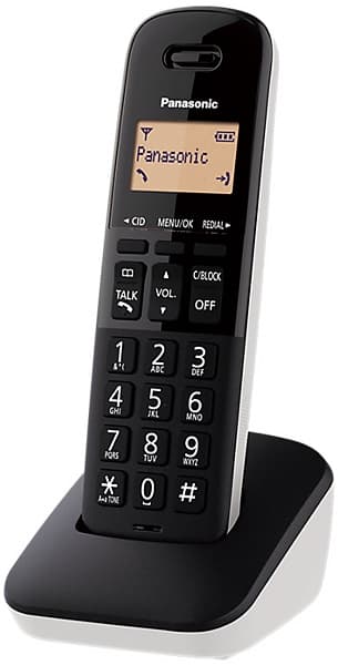 Telefone Sem Fio Panasonic KX-TGB310LAW 2V - Preto/Branco 1