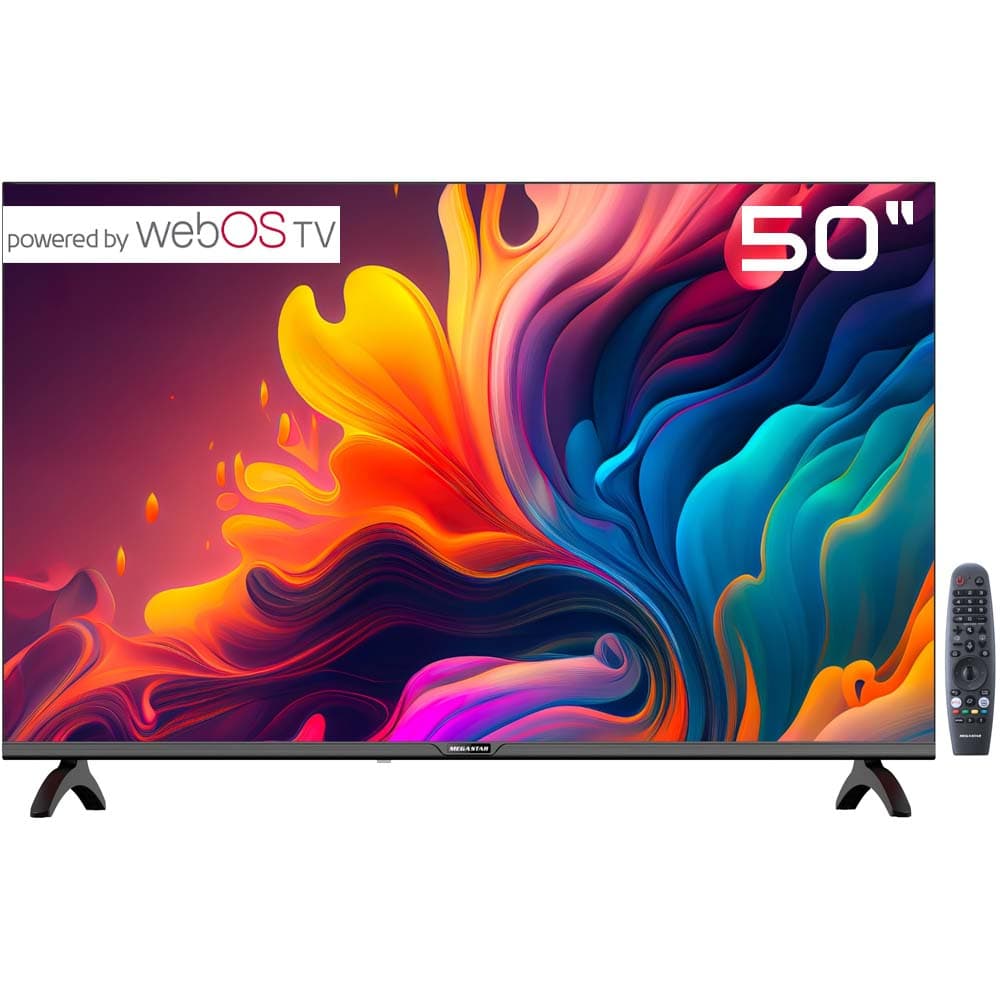 Smart TV LED MegaStar 50" LED50SM 4k Ultra HD webOS